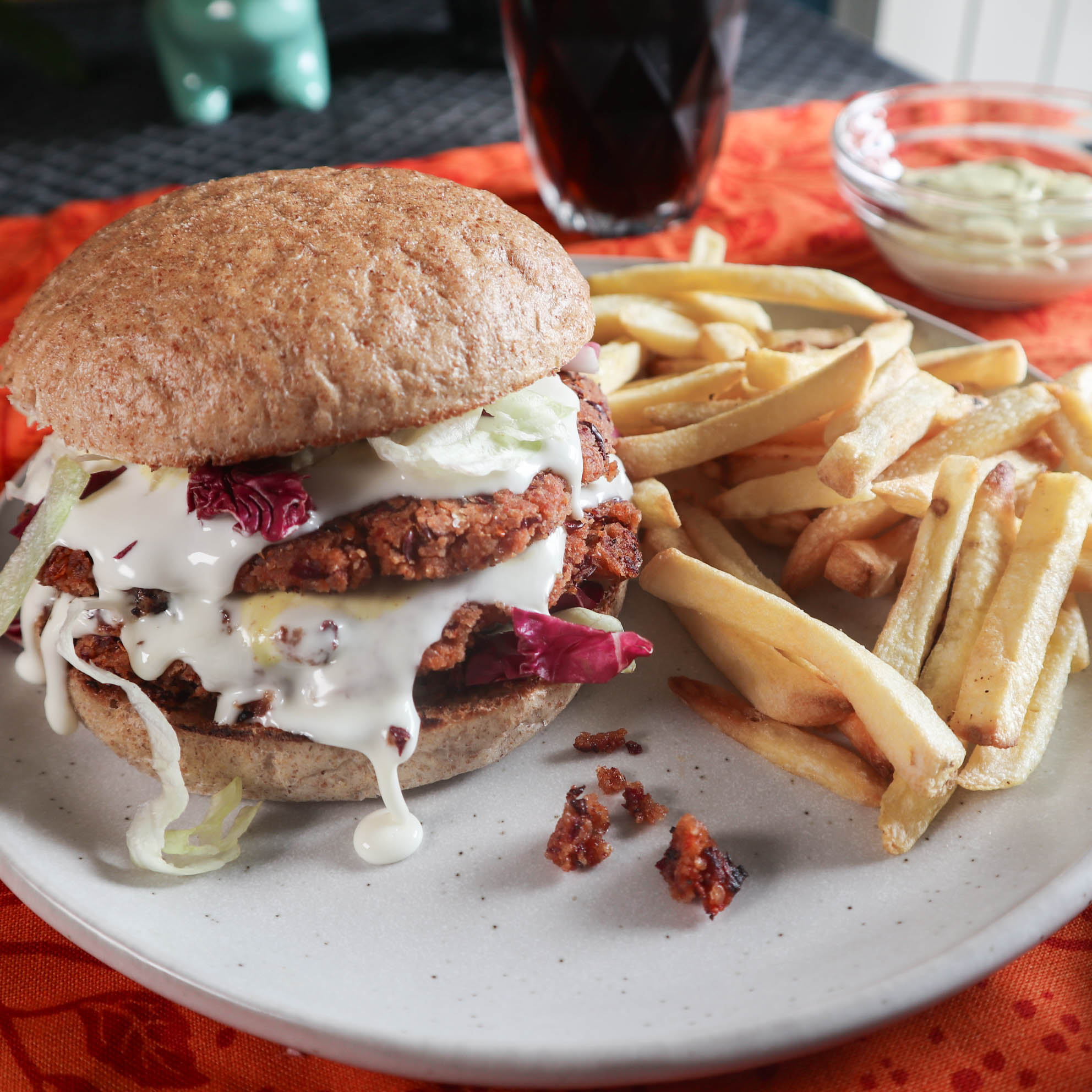 Burger di fagioli, vegani!