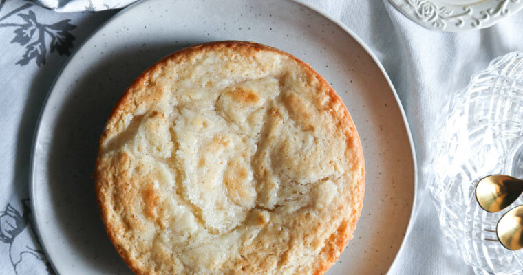 Torta con crema al limone vegana