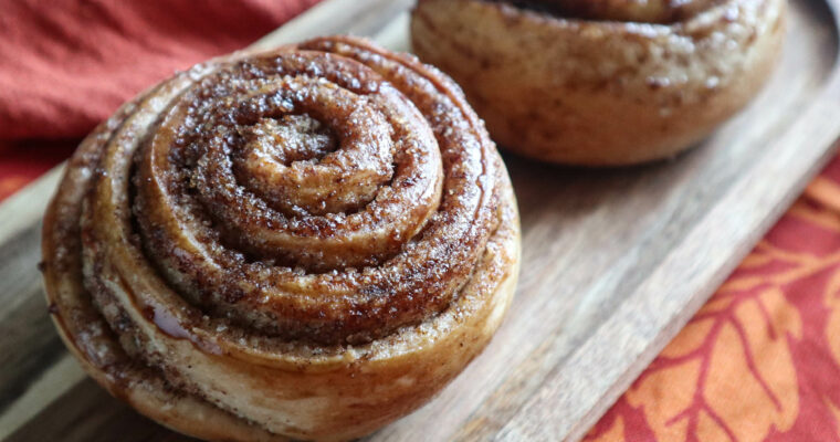 Cinnamon rolls vegani, per due!