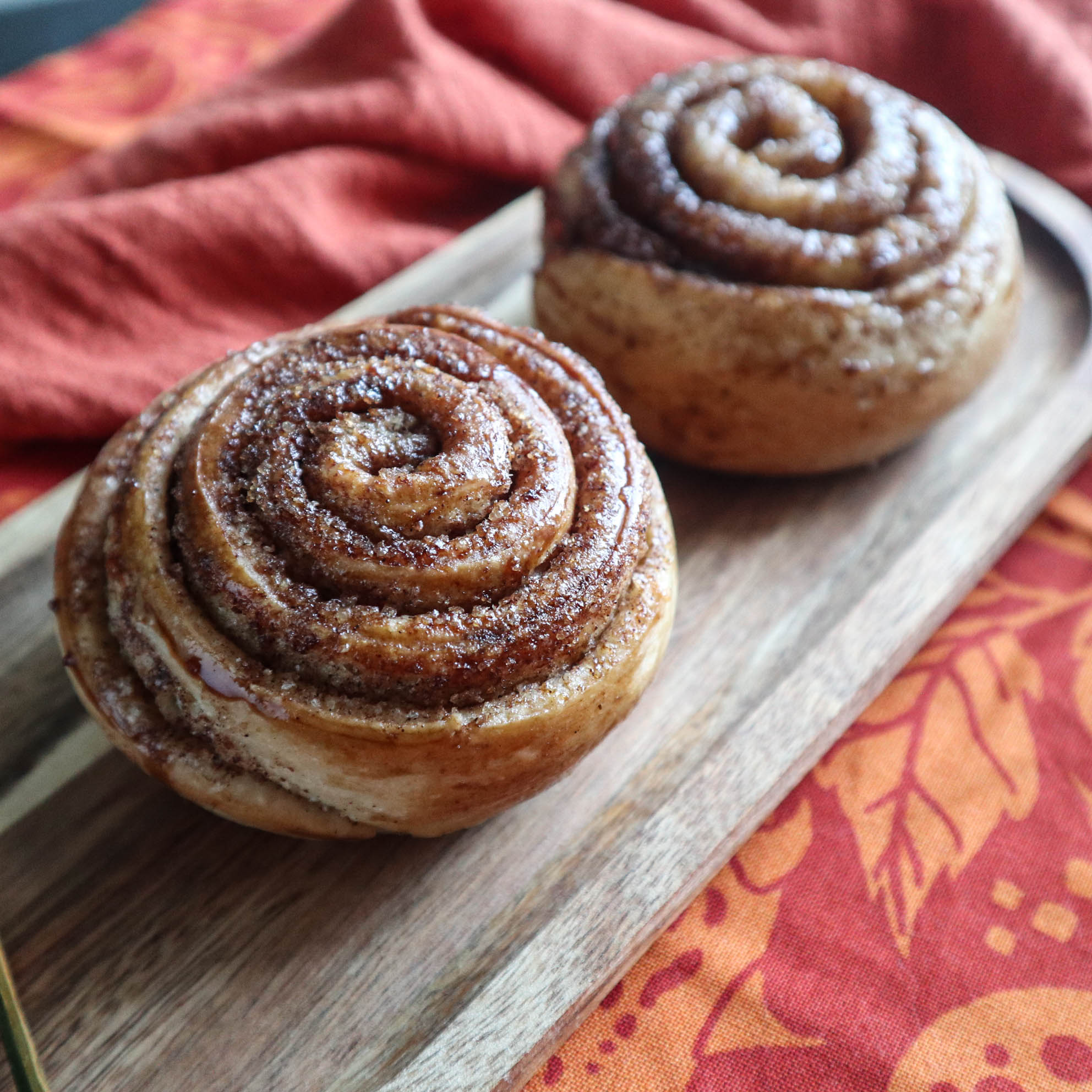 Cinnamon rolls vegani, per due!